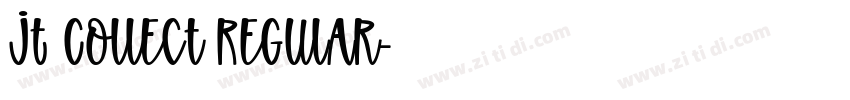 JT Collect Regular字体转换